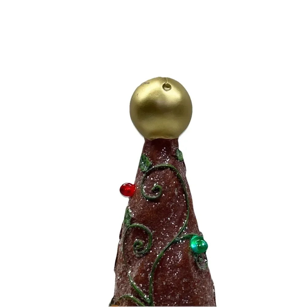 Vintage Lighted Santa‎ Clause Gnome - Tested & Works